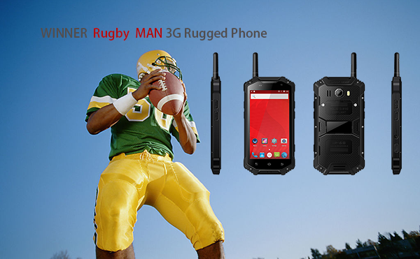 WINNER  Rugby  MAN 3G Rugged Phone 