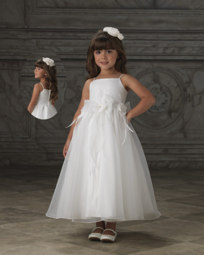 2013 New Spaghetti Strap Flower Girl Dress (FD05)