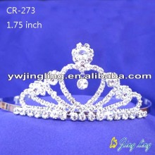 Venta por mayor de diamantes de imitación Glitz concurso Tiara