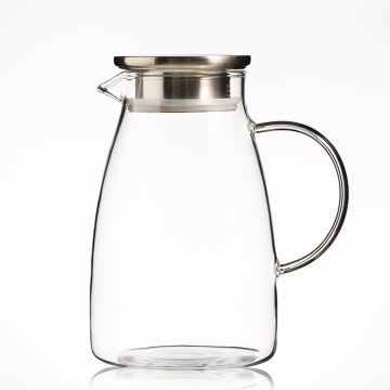 Tetera de borosilicato tolorada en frío y calor Tetera Helada Jarra de leche Jarra de jugo