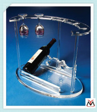 Acrylic wine display, wholesale acrylic wine rack, acrylic wine holder for retail YM15120103