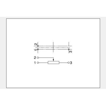 RS201-serie schuifpotentiometer