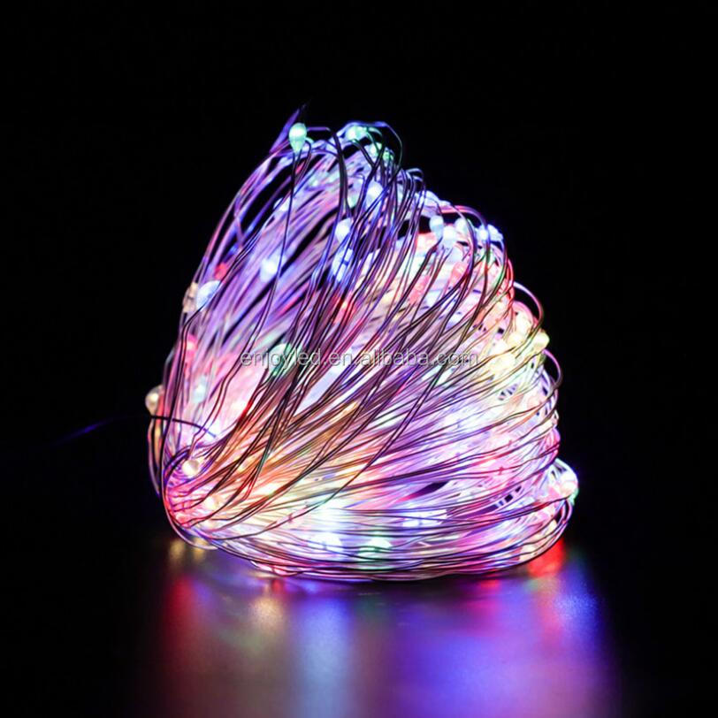 Led holiday Wedding Decoration Led String Lamps Connectable Copper wire Christmas Lights