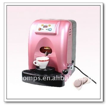 pod colored coffee maker machine