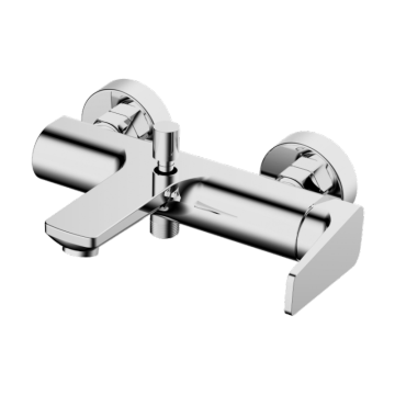 Exposed single lever bath mixer