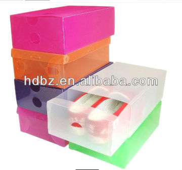 supplier transparent plastic shoe box