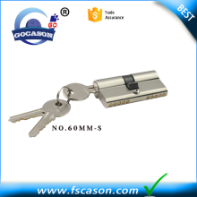 60mm Top security aluminium door brass cylinder