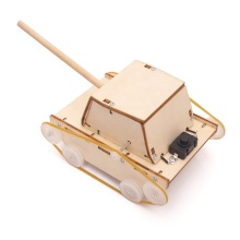 Educational STEM Learning Set: Children's DIY Wood Tank Model Kit