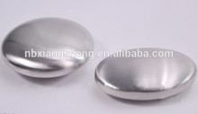 Oval shaped stainless steel soap for washing hands