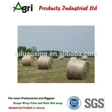 Grass plastic silage bale wrap net