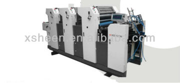 three colors offset press machine, offset press printer
