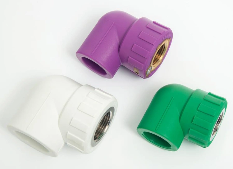 Rehome White &Green PPR Pipe Fitting PPR Elbow Fittings with CE C Ertification