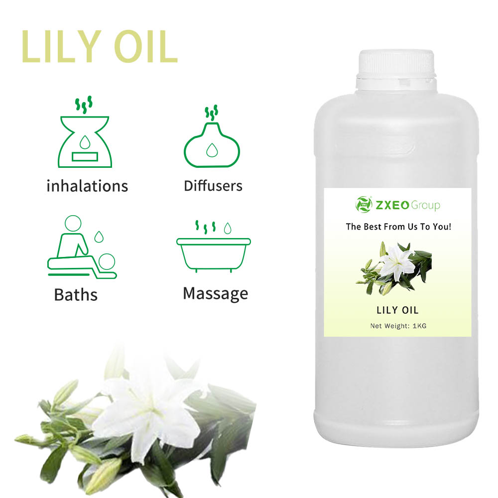 100% lily murni minyak esensial minyak lembah untuk pijat diffuser