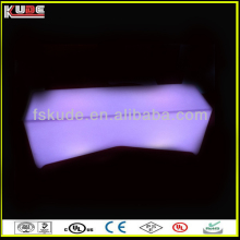 Glowing LED Long Stool , Illuminous Beach Chair