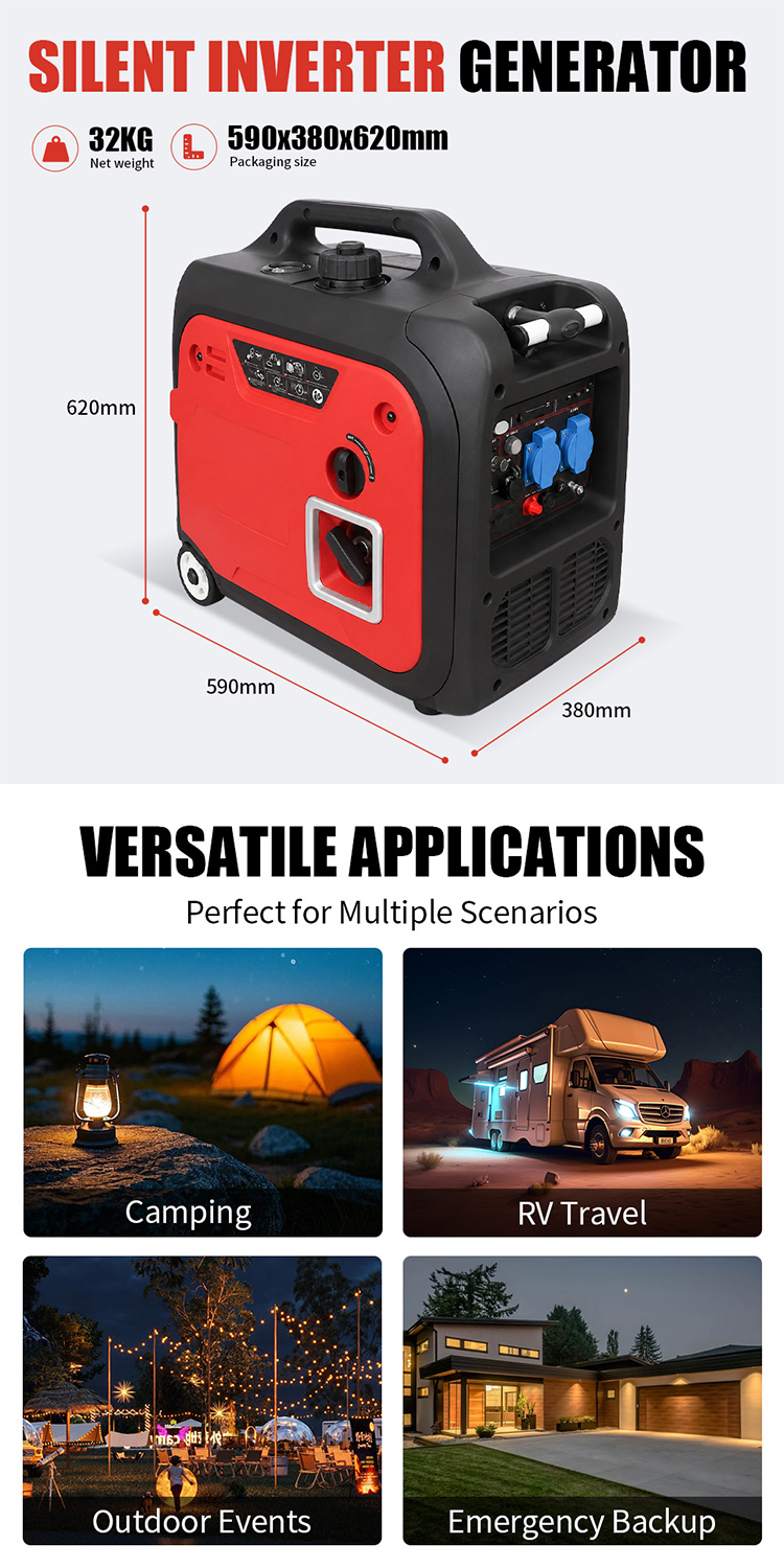 Generador de gasolina inversor TKH4500Eis(2) TKH4500Eis Inverter Gasoline Generator(2)