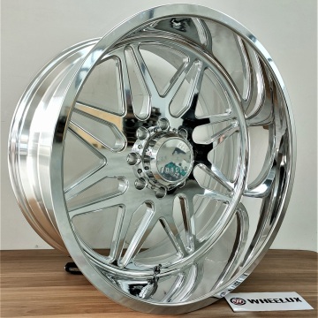 Chrome Forged Alloy Wheels for GMC 2500/1500 Sierra Denali/AT4X - 22x12 to 26x16