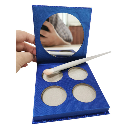 Custom Logo Blue Eye Shadow Palette Packaging Box