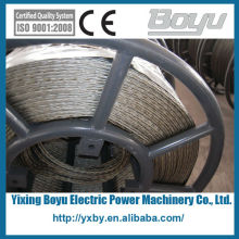 High strength anti twist braided string line