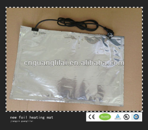 foil heating pad for construction