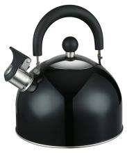 Household Painting Black Whistling Kettle