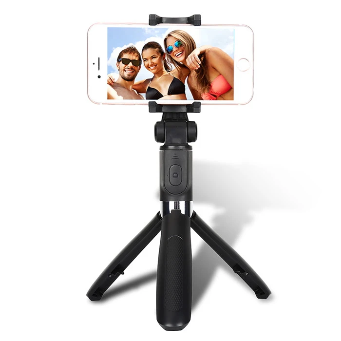 Multifunctional Mini Bluetooth Handheld Selfie Stick Tripod 3-in-1 with Remote Control