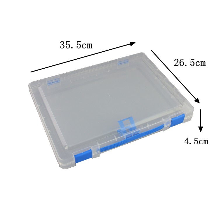 B4 Size Plastic Document Case with Handle