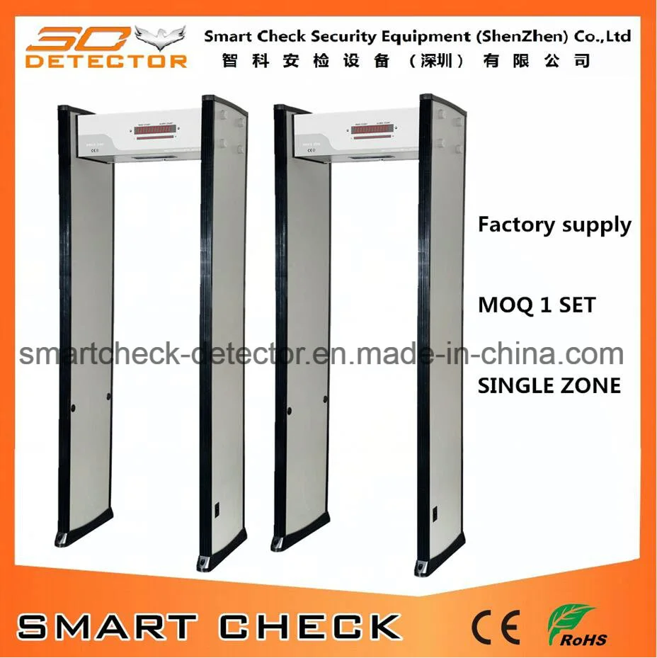 Single Zone Metal Detection Security Detector Metal Detector Gate