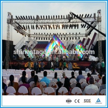 Customised event 390mm/450mm spigot spatial truss unit space prism truss