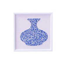 Chinese Blue and White Ceramic Tile Wall Art