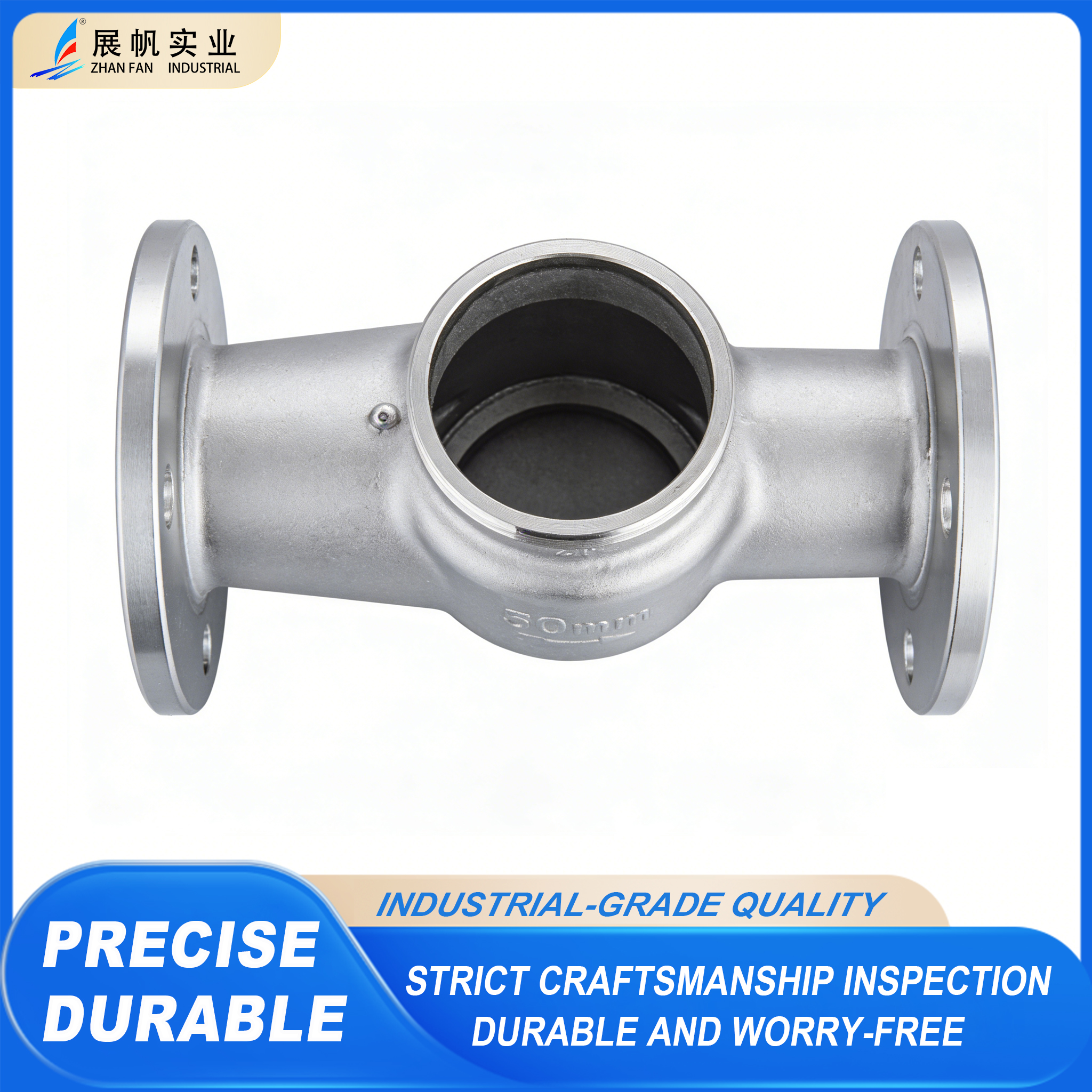 Carcaça do medidor de água em aço inoxidável Stainless steel water meter housing