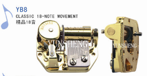 Movimento Musical de luxo 18-Nota