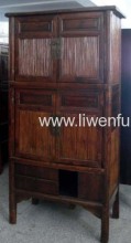 Antique Bamboo Dish Cabinet?