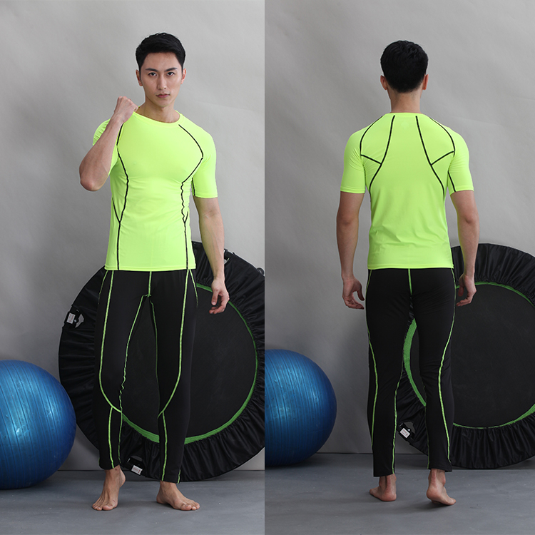 2021 Οι τελευταίοι κατασκευαστές Athletic Amplel Manufacturers New Design Fitness Athletic Wear for Men