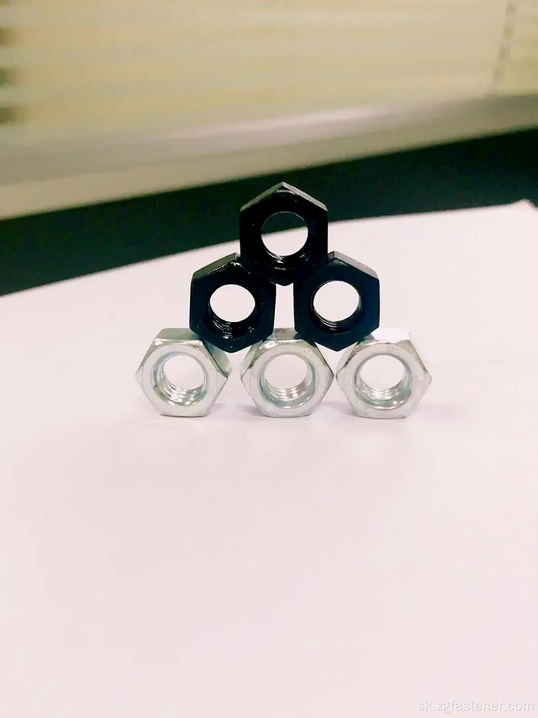 Hexagon Nut z nehrdzavejúcej ocele GB6170