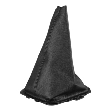 Leather Black Shift Lever Boot Gaiter Cover Replacement for Ford Fiesta B6 2008-2022