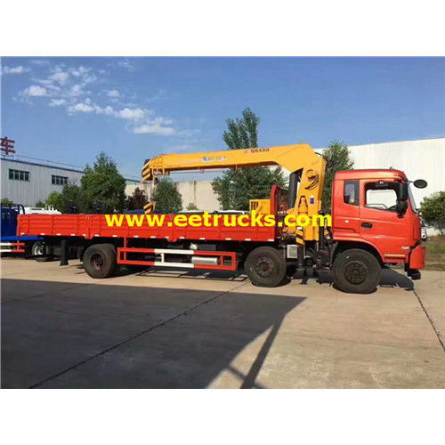 Dongfeng 6x2 12ton Truck Mounted Cranes