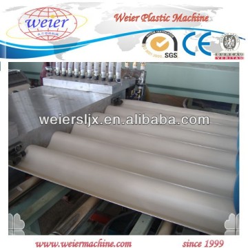 PP PC PVC corrugated wave tile sheet machine line