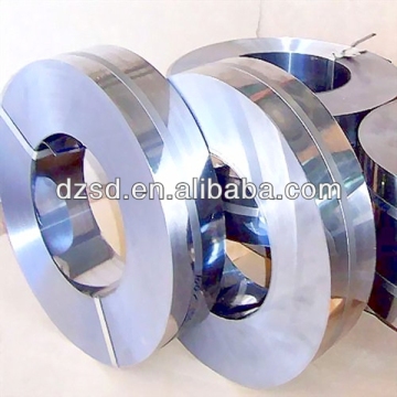 Metal packing strip