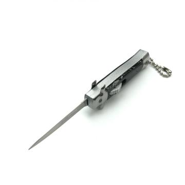 Couteau de poche pliant en acier inoxydable assisté par ressort personnalisé