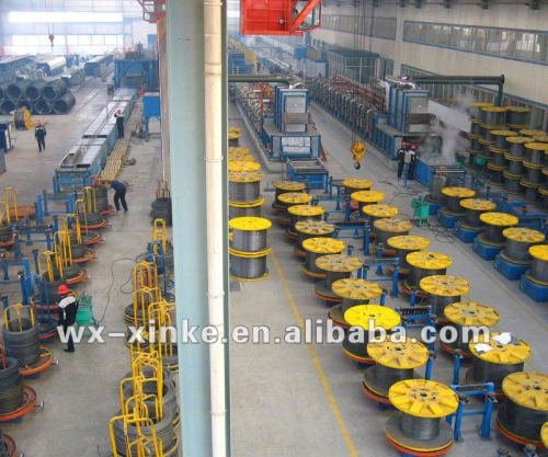 Steel Wire Heat Treatment and Hot Dip Galvanizing Production Line