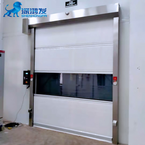 For clean room PVC high speed rolling door