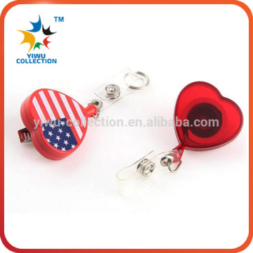 Retractable Badge Holder and Badge Reel With Fix Functions