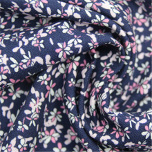 Small Floral Dress With Rayon Plain Cloth