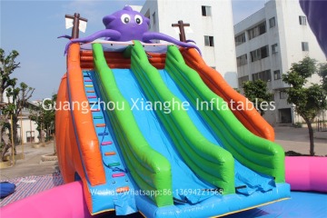 commercial grade inflatable octopus water slide