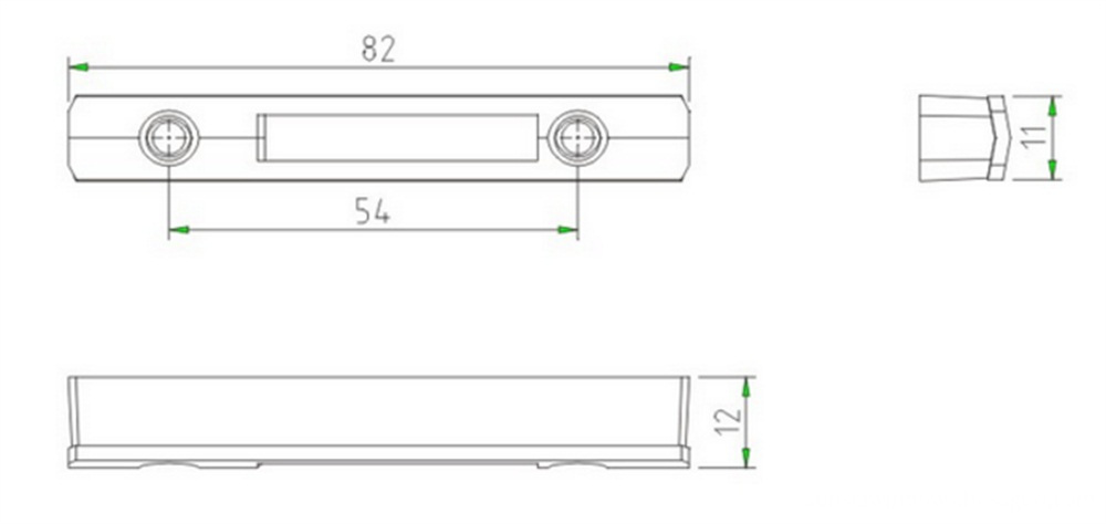 Locking plate for MA lock 