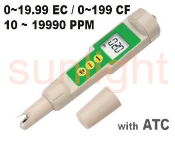 EC,CF and TDS Meter,3 in 1,ATC,EC-1385
