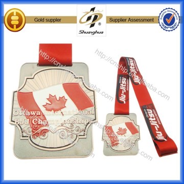 2015 high quality custom souvenir medal neck ribbon