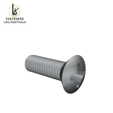 Phillips Oval Head Screws-Steel