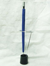 Black Cylinder Shape Polyresin Wire Umbrella Stand