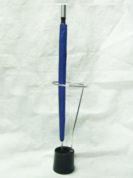 Black Cylinder Shape Polyresin Wire Umbrella Stand